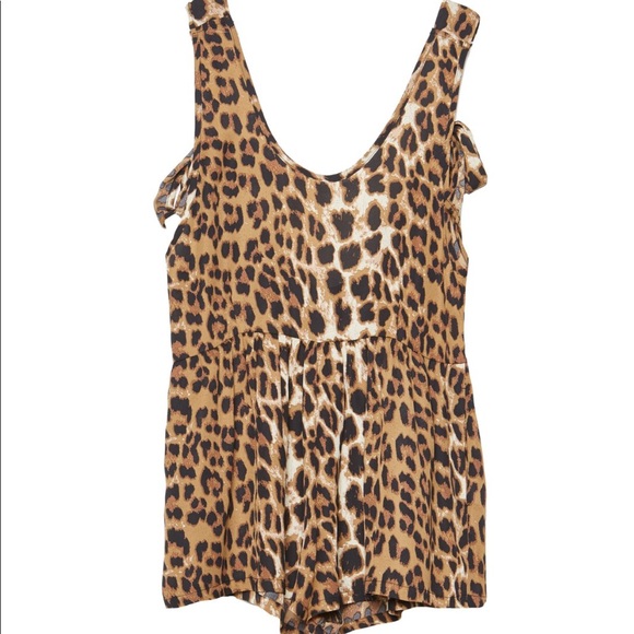 Brand New Jeu Illimité Chloe Romper in Leapord - Picture 7 of 8